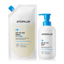 [아토팜] 탑투토워시 460ml + 400ml(리필), 1세트