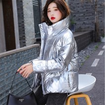 여성용 가을겨울 루즈핏 후드 패딩 점퍼 웰론 패딩 아우터 W22111045