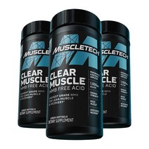머슬테크 클리어 머슬 HMB 프리 애시드 베타 TOR 1000mg 소프트젤, 42개입, 3개