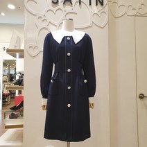 샤틴 솔리드 벌룬 미디 원피스