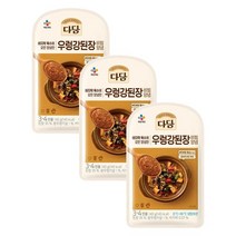 CJ 다담 우렁강된장 비빔 양념 된장찌개 집된장 홈쿡 장 140g 3개 1세트, 11세트