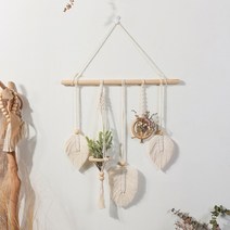 정사각형 힙한 러그 터키 모로코 카페트 유니크 에스닉 leaf woven macrame wall hanging boho room home decor 미적 벽 태피스트리 홈 거실