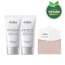 달바 워터풀 에센스 선크림 SPF50+PA++++ 50ml 2개 + 약산성 젤 클렌저 15ml, 7세트