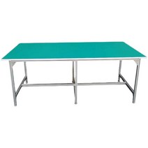 작업 다이 택배 포장 테이블 철제 제전 작업대 공장 실험실, 알루미늄프레임   80x60x75cm