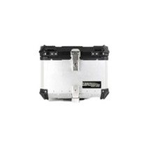 제로센스 알루미늄 탑박스 오토바이 대용량 배달통 리어백 브라켓포함, 실버, 55L