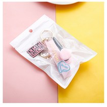 로제 박채영 블랙핑크 블핑 팬 망치 굿즈 실리콘 가방 키 체인 백 참 열쇠고리 키링 택1, 리사