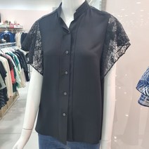 블루페페 레이스포인트 블라우스P222MSC704