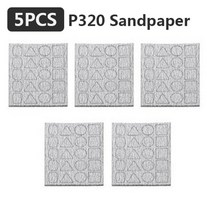 벨트샌더 원형 에어 샌딩기 패스툴 연마기 미니 그라인더 도구 기계 모델 펜 유형 폴리셔, p320 사포, 1개