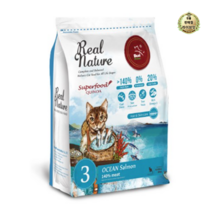 라이브잇 리얼네이처 가수분해 홀리스틱 캣 바다연어 고양이사료, 500g, 7개