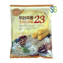 우리곡물 크리스피롤 23 구워 만들어 더욱 건강한맛 23가지 국산곡물과자, 1개, 500g