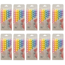 꽈배기초 10개입 파스텔 꼬불캔들 대량 도매 생일파티