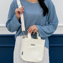 국내제작 면 미니 크로스백 캔버스 미니 가방 레프트필드