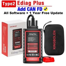 KINGBOLEN Ediag Plus CANFD 프로토콜 모든 시스템 전체 소프트웨어 15 리셋 서비스 ECU 코딩 OBD2 자동차 진단 도구 1 년 무료, CHINA, Ediag Plus CAN FD