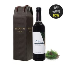 솔잎마을 솔잎 농축액 80% / 국내산 솔잎엑기스 솔잎 원액 솔잎음료, 750ml
