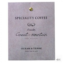 일본 OCEAN＆TERRE Specialty Coffee Ecuador 오션앤테레 스페셜티 에콰도르 드립 커피 8g 5팩