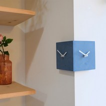 블루(Coner 코너시계(Mini) Mini Blue) 인테리어 양면