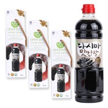 기장 다시마 맛간장 명절 설 추석 선물세트 기장특산품 만능간장, 3병(선물용 박스포장)