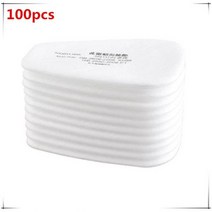 5N11 KN95 코튼 면 필터 교체 가능 6200/7502/6800 가스 먼지 마스크 액세서리, filter 100피스