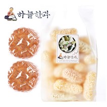 하늘한과 오물조물 한과 세트 수제 찹쌀 존뜩한 약과 조청 유과, 300g, 1세트