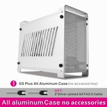 가정용nas nas서버 개인서버 nas하드 metalfish g5 plus all 알루미늄 a4 itx 케이스 게임 컴퓨터 소형 섀시 지원 2080ti 게임 itx 케이스 서버, 명반 액세서리 없음