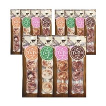 와와펫 참좋은간식 꼬치꼬치 4가지맛 20p 1박스 혼합맛 오리&북어 소&북어 치킨&북어 연어&북어 강아지간식