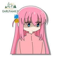 EARLFAMILY-BOCCHI THE ROCK Bochi 자동차 스티커 13cm x 10.8cm 귀여운 애니메이션 재미 있는 데칼 비닐 바이크 오토바이 윈도우 액세서리, [01] Style A