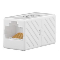 RJ45 커플러 이더넷 케이블 LAN 커넥터 Cat6/Cat5e 네트워크 케이블 확장기, 한개옵션0, 한개옵션1