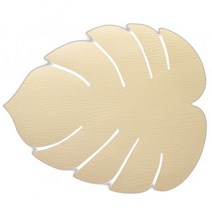 북유럽 린드 DNA 몬스테라 리프 히포 플레이스매트 L gold