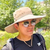 SABU 챙넓은 등산모자 자외선차단 챙모자, 베이지