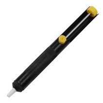 디솔더링 디솔더링건 디솔더링핸즈 soldering hand 알루미늄 금속 납땜 제거 흡입 펌프 빨판 펜 진공 도구 철 핸드 용접 1 개, black, 01 black