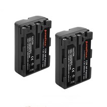 호환제품 7.2V 2400mAh NP-FM500H 소니 알파 A57 A58 A65 A77 A99 A550 A700 SLT a99 II, 02 2 piece battery
