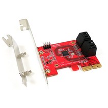Ableconn PEX-SA120 4포트 SATA 6G PCI Express x2 호스트 어댑터 카드 (ASMedia ASM1164 컨트롤러)