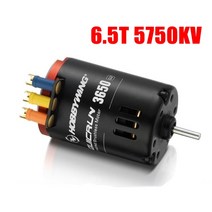 브러쉬리스모터 Hobbywing QuicRun 3650 센서 브러시리스 모터 속도 컨트롤러 ESC LED 프로그램 박스 1/10 RC 자동차용 10BL120 120A, 9.6.5T 5750kv Motor