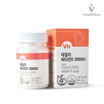 비타민하우스(주) 비타민하우스 데일리 비타민D 3000IU 1병 2개월분 781944