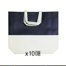 씨즌FARM 투톤부직포쇼핑백 타포린 베이지 소 32x28 TBG1 10매