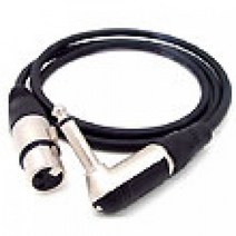 카나레 XLR(암)-ㄱ형 55모노 케이블 0.5M [L-2T2S], 옐로우