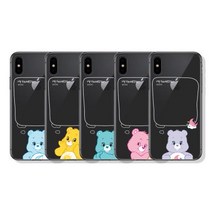 케어베어 페이보릿 클리어케이스 LG시리즈 LG G6:하트송베어페이보릿, 1개