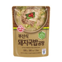 오뚜기 부산식 돼지국밥 곰탕, 500g, 3개