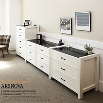 ARSNOVA 아르스노바 화이트하임 서랍장세트 536 서랍장, 5단서랍장+3단서랍장+3단1200서랍장, 5단+3단+3단1200서랍장
