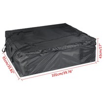 캠핑 자동차 루프 바스켓 박스 차량 캐리어 백 3가지 의 대형 자동차 루프 탑 가방 방수 카고 캐리어 여행, 01 S-101X91X43CM