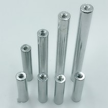 알루미늄봉 고정 장치 액세서리 긴 너트 알루미늄 막대 원형 칼럼 지지대 내부 스레드 M4 스루 홀, 04 Model4