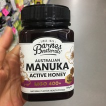 Barnes Naturals Manuka Honey 반스 네츄럴 호주 마누카 꿀 500g MGO 400+, 1개