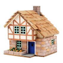 교육용 목재 입체퍼즐 영플래닛 미니 목조주택 2