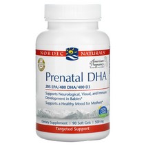 노르딕 내추럴스 프레나탈 DHA 250 mg, 90개정