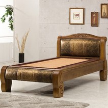 DS[명품의료기] 940s 싱글 한지황토 흙침대, 브라운