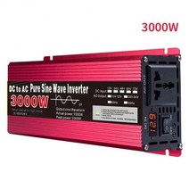 차량용인버터 순수정현파인버터 차량인버터 순수 사인파 전원 인버터 1000W 2200W Dc 12v LED 디스플레이, 04 3000W_01 12V_01 220V