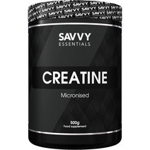 Savvy Essentials Micronized Creatine 사비 에센셜 미분화된 크레아틴 500g