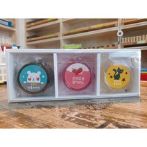 [천연비누히솝] 수제비누 선물세트3구 / 상큼달콤 딸기비누 1개 볼빨간민들레비누 1개 깔끔대장율무비누1개 / 답례품 이벤트선물 스승의날선물 어린이집선물 명절선물 어버이날선물, 비누3구셋트 1개