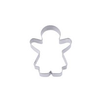 [모비딕컴퍼니] 과자반죽커터 돼지떡바만들기 크리스마스장식 수제쿠키만들기 쿠키모양틀, 잇★ 스테인레스 진저걸 쿠키커터 쿠키틀 제과용품, [좋아요]