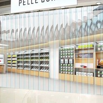 투명비닐천막 비닐커튼 냉동창고 탑차 창고 매장용, 2.8mm 폭 15cmx높이 200cm